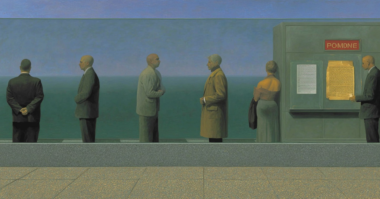 Стеклянная граница и документы как метафора пределов самообороны