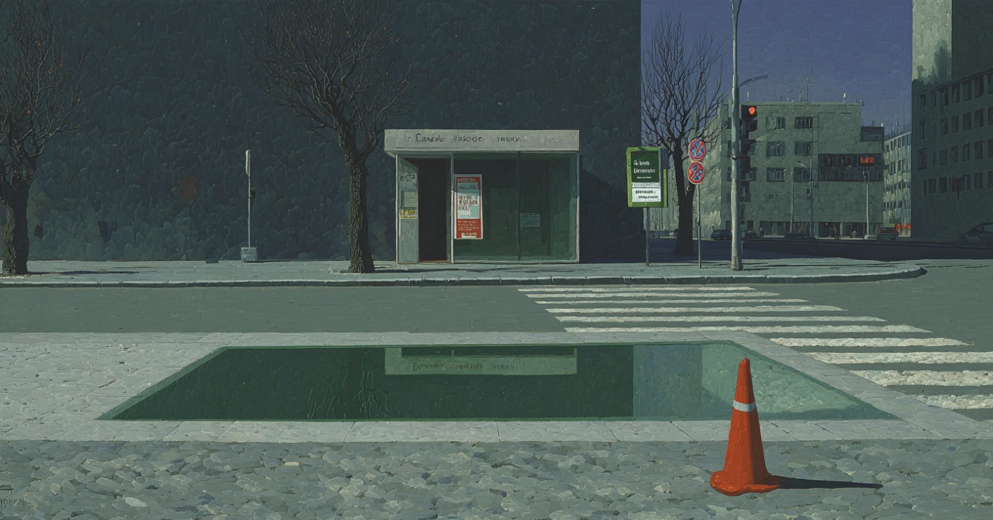 Стеклянный перекрёсток и документы как метафора дела о ДТП