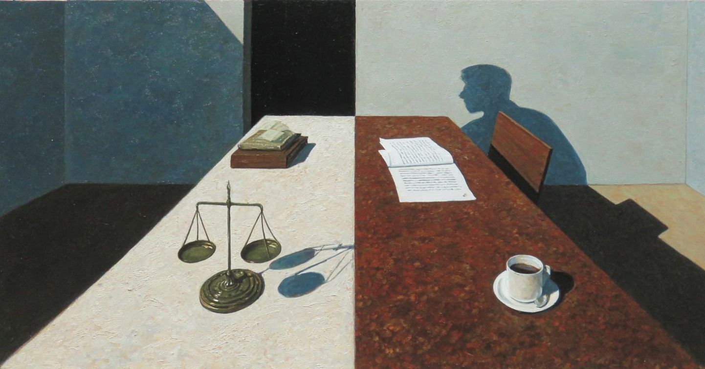 план квартиры из малярной ленты и ключи как метафора раздела