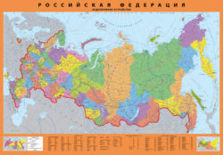 карта России с субъектами