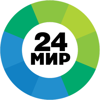 Логотип канала Мир 24