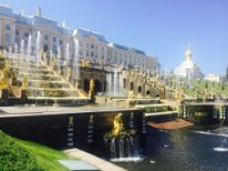 строение фонтаны Петергофа